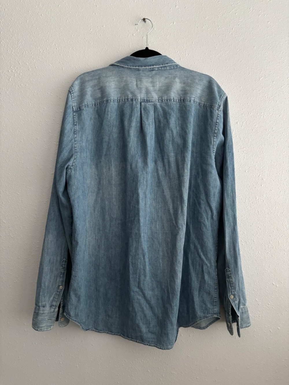 Buck Mason Denim Single Pocket Button Down Shirt - Size XL - Picture 7 of 7